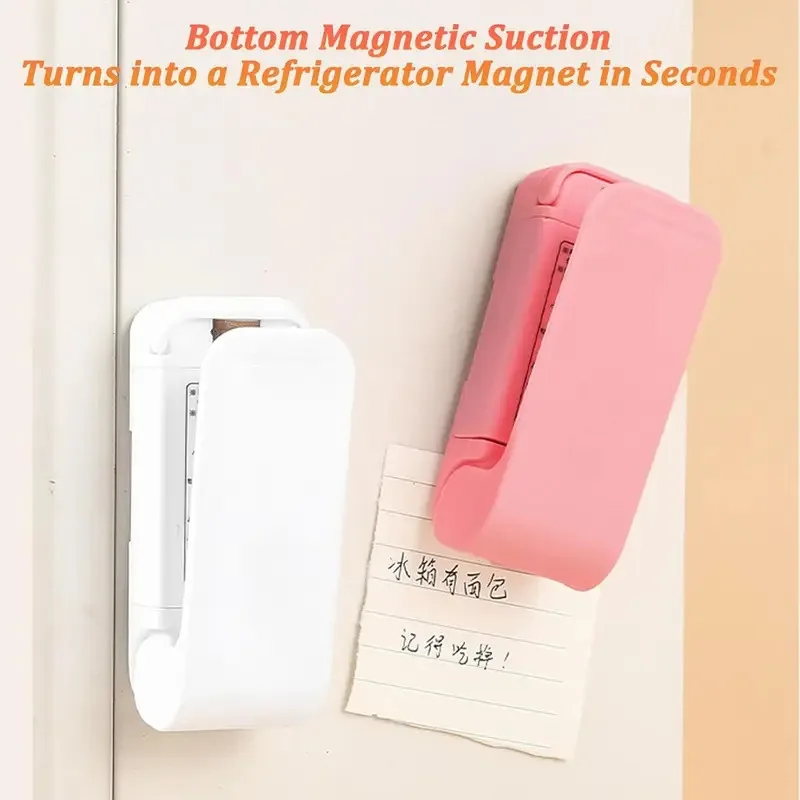 Sigillatore per snack portatile da cucina 1pc, sigillante per sacchetti di plastica per la freschezza, gadget da cucina facili da usare, imballaggio sigillante portatile