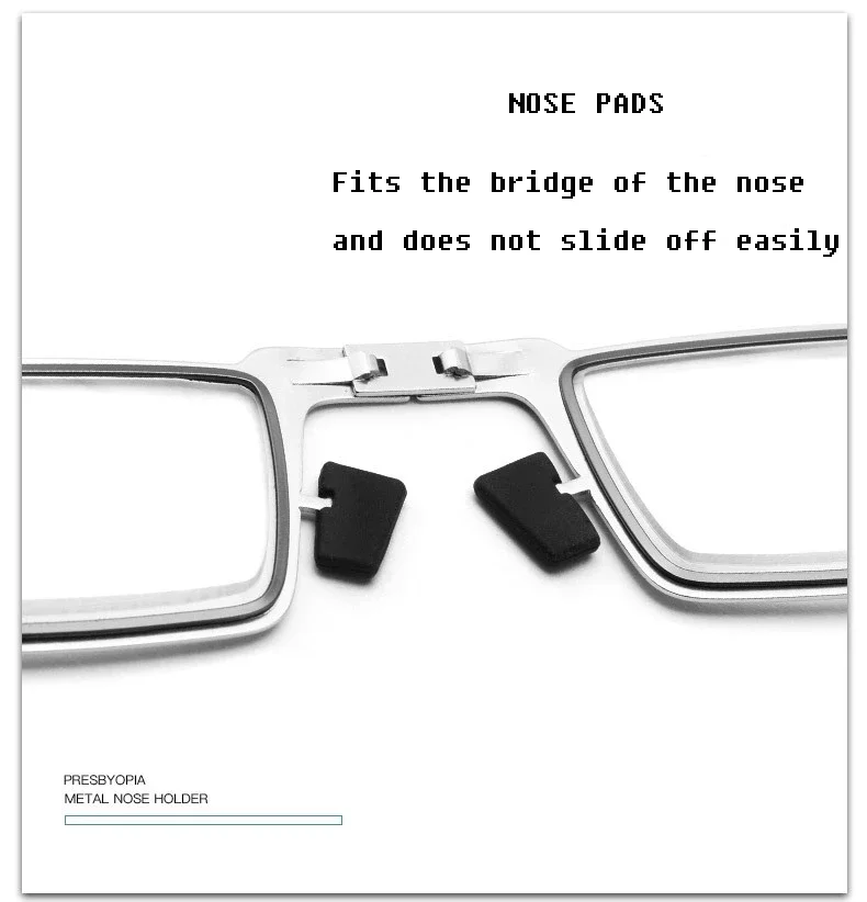 Portable Folding Reading Glasses Men Metal Round Square Anti Blue Light Eyewear Presbyopia Eyeglasses Frame Diopter +1.0 to +4.0