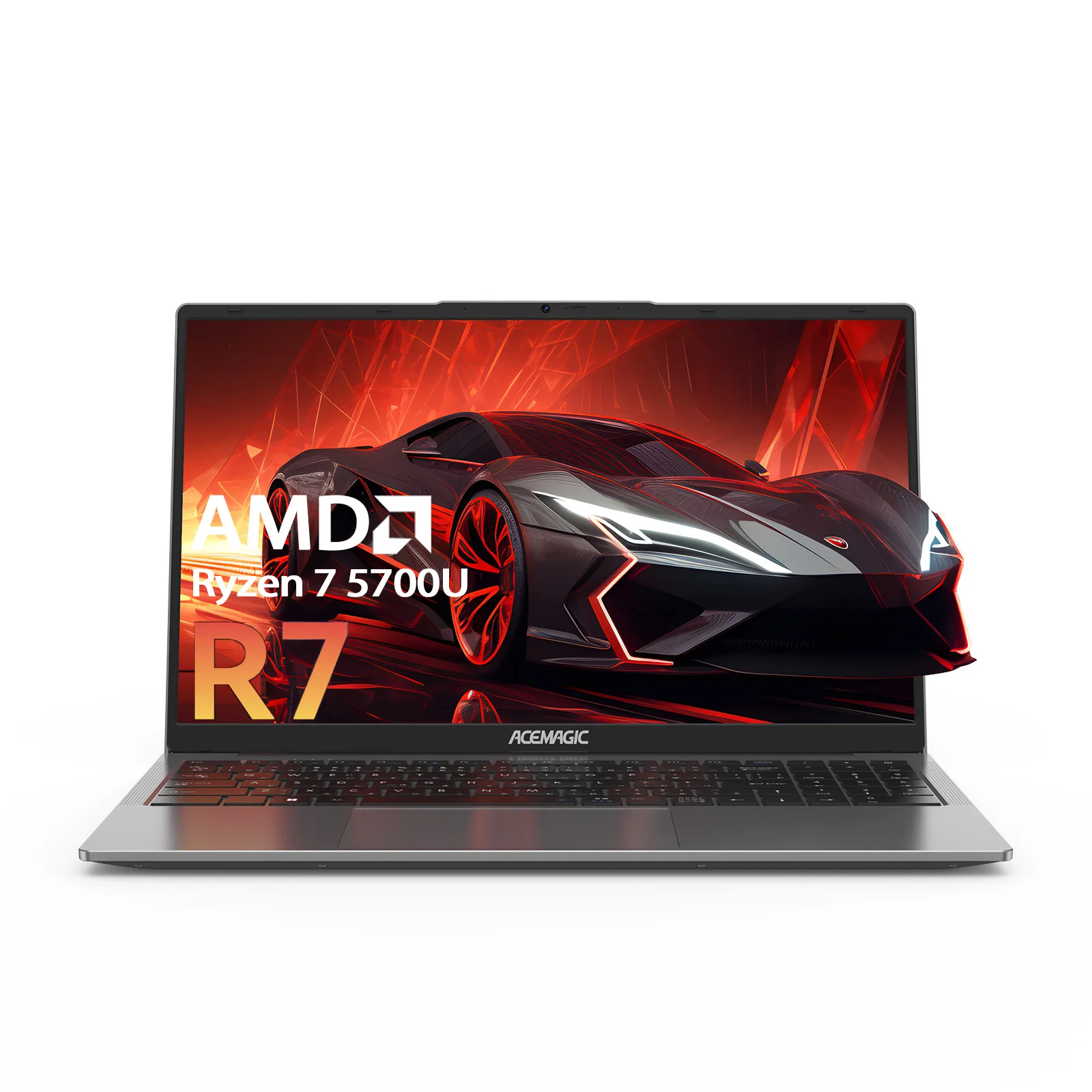 Computer portatile da gioco ACEMAGIC AMD Ryzen 7 5700U Radeon RX Vega 8 Graphics Display FHD da 15,6" 16 GB di RAM 512 GB SSD NVMe
