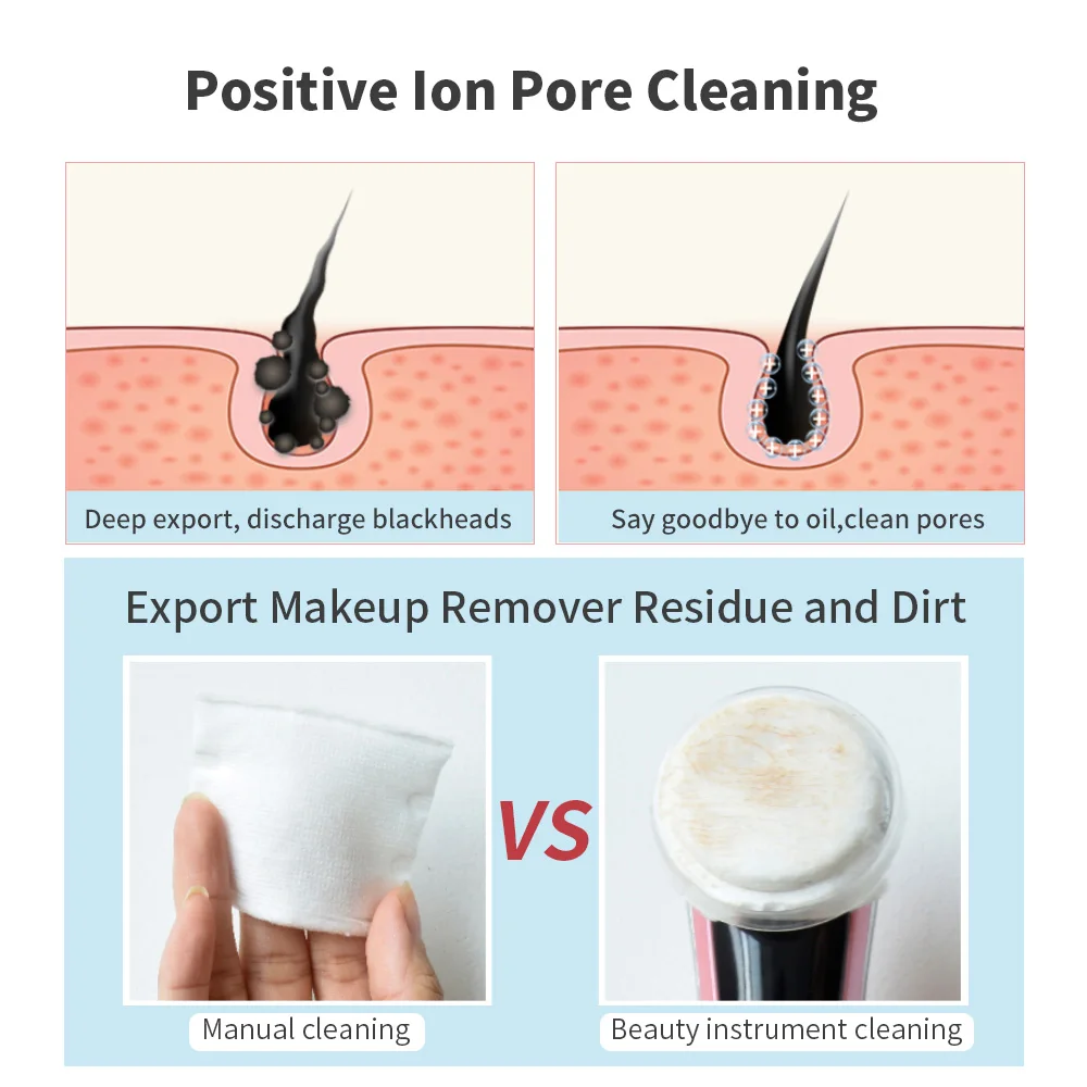 Electric Facial Massage Device Color Light Import Instrument Clean Face Skin Rejuvenation Beauty Device Tighten Face Skin Care