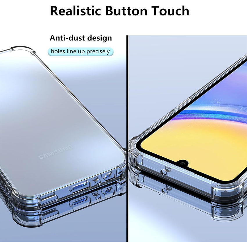 A05 A05S A35 A04 A14 A24 A35 Shockproof Clear Silicone Soft Case For Samsung Galaxy A55 A54 A53 A52 A52S A51 A50 5G Phone Covers