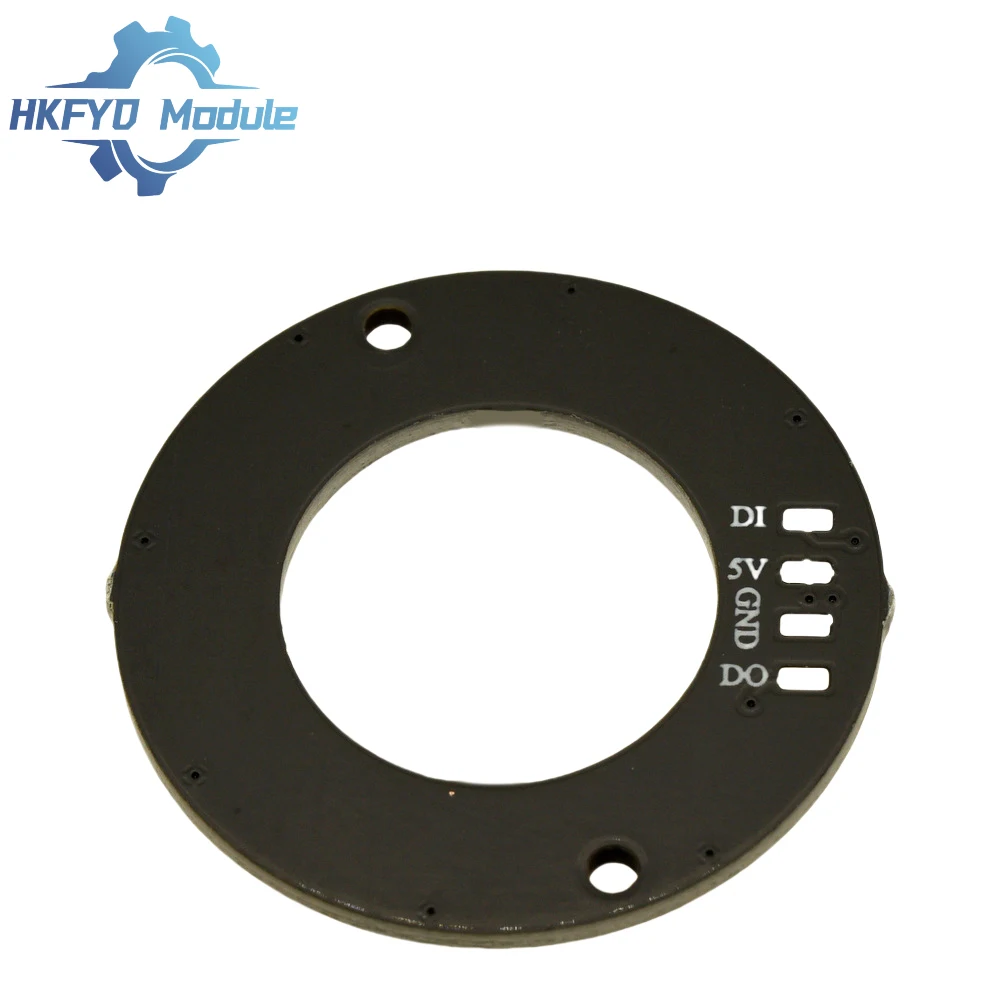 1-50 Uds. De 8 bits, WS2812 RGB, módulo de anillo LED, Placa de lámpara a todo Color integrada para Arduino
