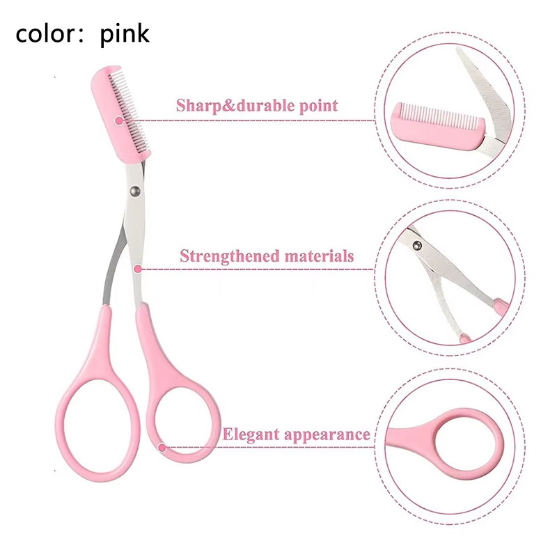 【Hot sales】Eyebrow Trimmer with Eyebrow Comb Small Comb Eyebrow Trimmer Card Package Beginner Eyebrow Trimmer Eyebrow Trimmer