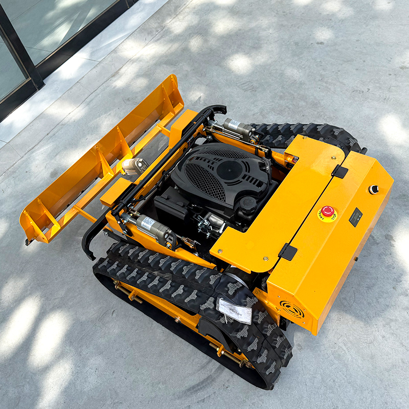 Aangepaste Hot Top Kleine Crawler Afstandsbediening Maaier Boerderij Grasmes Automatische Grasmaaier Robot Eenvoudig Commercieel Grasmaaien