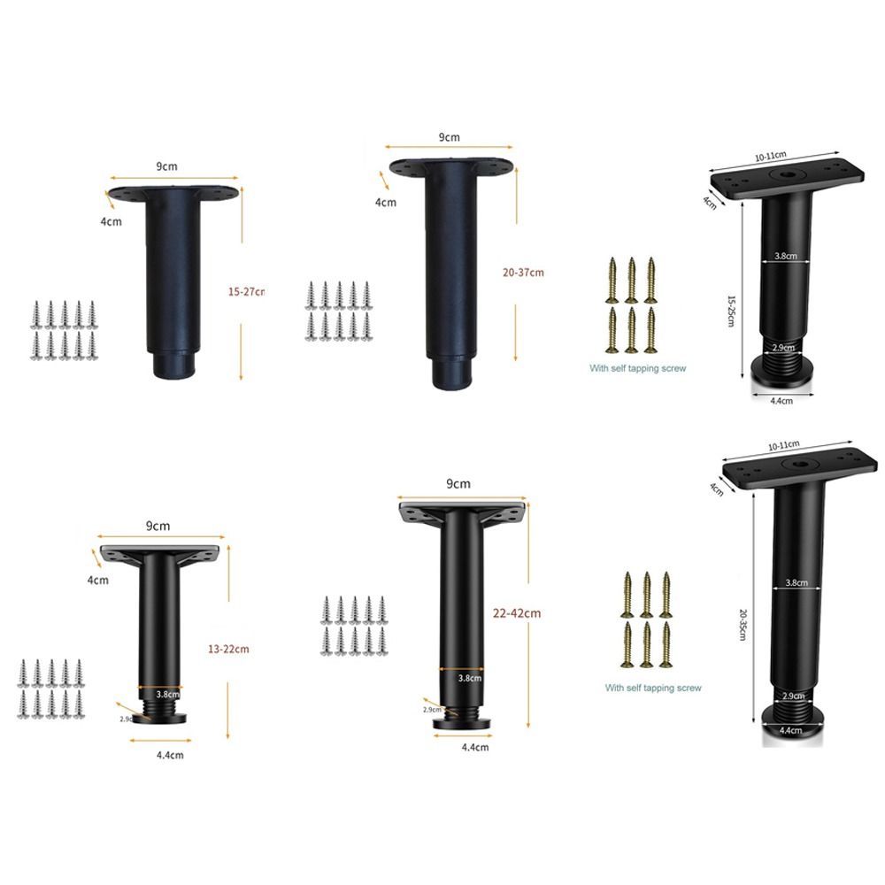 Pieds de Meuble Réglables, Résistants à l'Usure, Remplacement de Planche Chi, Canapé, Chaise, Anti-Rayures, Table de oral et, Boîte de Rangement