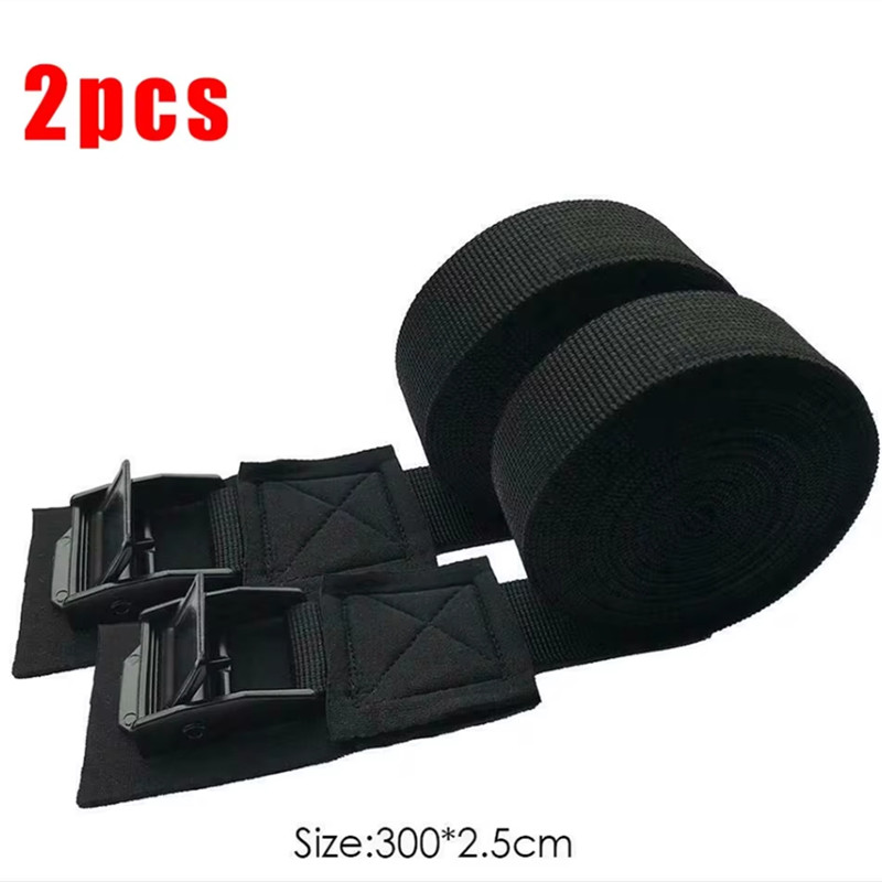 2 ชิ้น 250 กิโลกรัมแร็คหลังคารถ Kayak Cam Buckle Lashing สายคล้องกระเป๋าเดินทางโพลีเอสเตอร์ Quick Release Lashing พร้อมหัวเข็มขัด