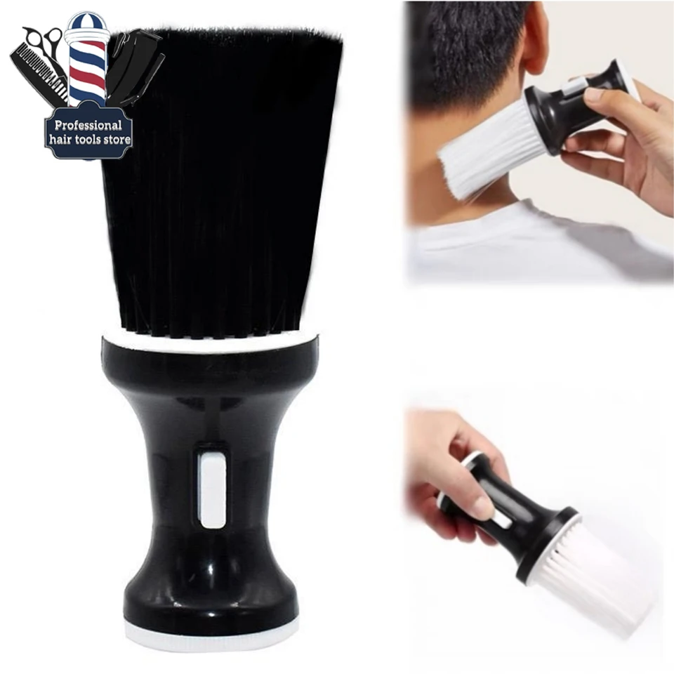 ตัดผมคอ Face Duster ตัดผมทําความสะอาดคอแปรงลบแปรงนุ่ม Salon Stylist Hairdressing เครื่องมือร้านตัดผมอุปกรณ์เสริม