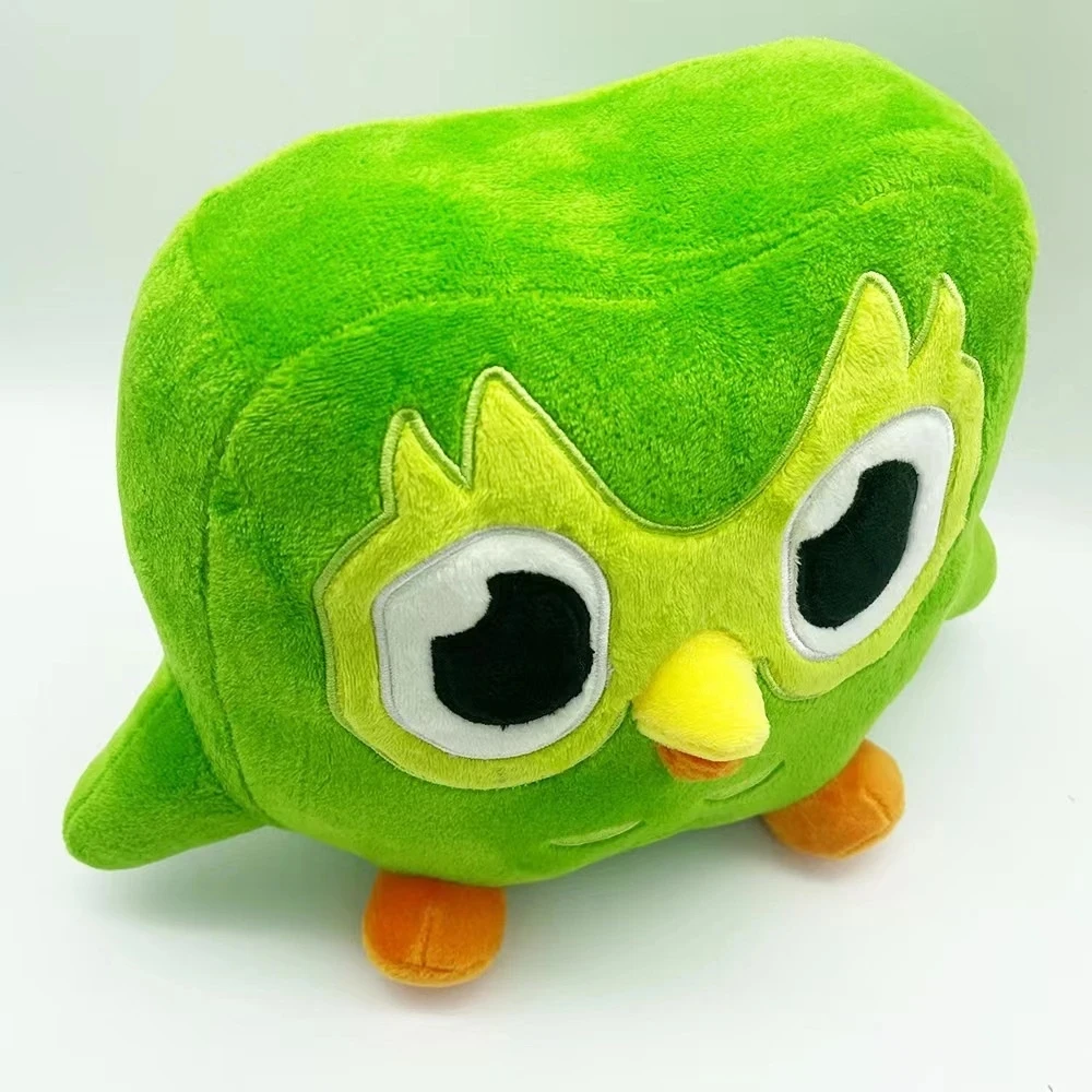 Belle peluche Duo verte duo le hibou, jouet en peluche de dessin animé, Animal en peluche doux, poupées en peluche, cadeau d'anniversaire pour enfants
