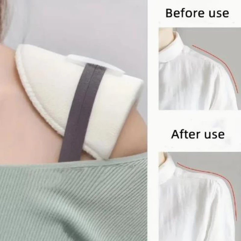 1 คู่ Unisex ไหล่ Pad Anti-SLIP Self-Adhesive ไหล่ Enhancer Pad เหมาะสําหรับเสื้อกันหนาวเสื้อยืดชุดอุปกรณ์เย็บผ้า