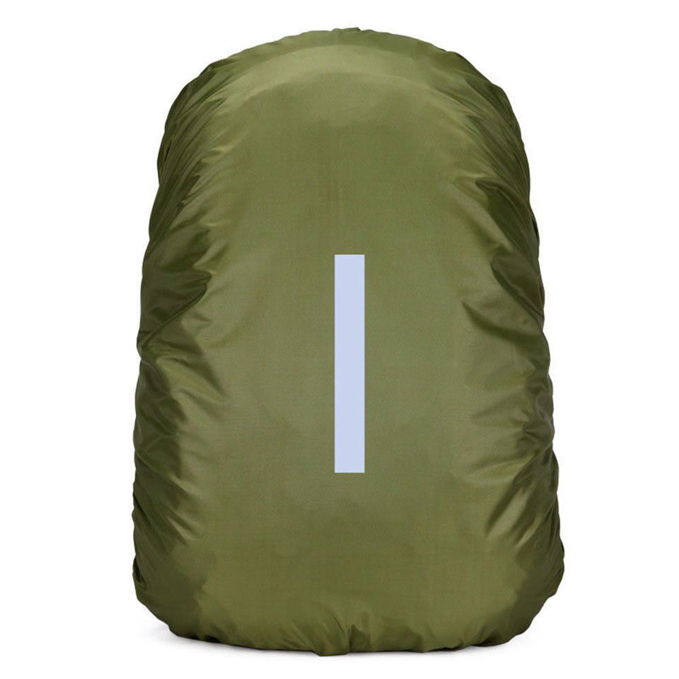 KoKossi-mochila impermeable reflectante para exteriores, cubierta para la lluvia, luz de seguridad para bicicleta nocturna, bolsa para la lluvia, senderismo, montañismo, cubierta antipolvo