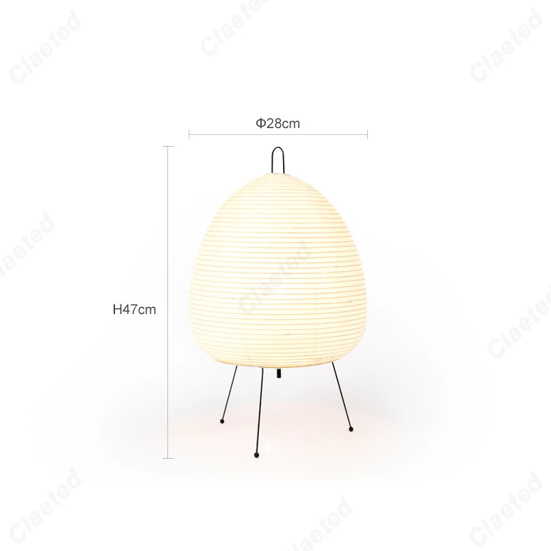 Lámpara de mesa Akari Noguchi Yong de diseño japonés, lámpara de pie de papel de arroz, decoración para el hogar, estudio, dormitorio, Bar, accesorios de iluminación