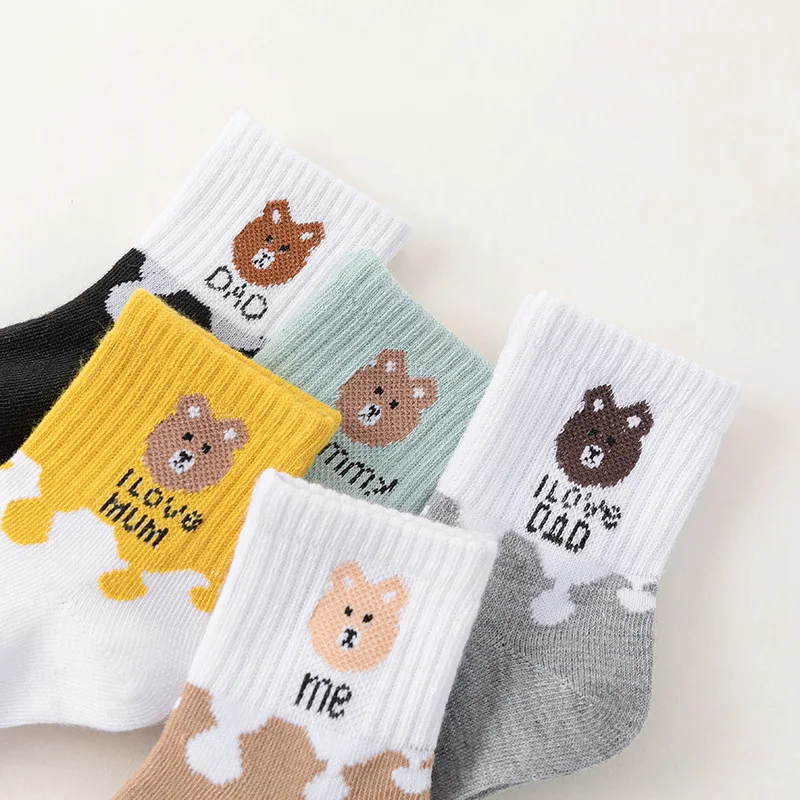 5 pares de calcetines de bebé calcetines tobilleros elásticos de corte bajo calcetines infantiles para recién nacidos niños niñas bebé