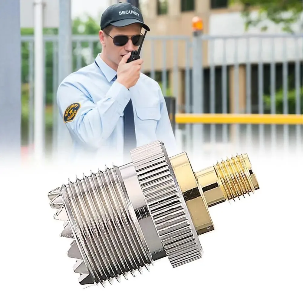 Coaxial RF Walkie-Talkie Antenna Adapter JXRF Connector SMA UHF Female For Baofeng To Femal