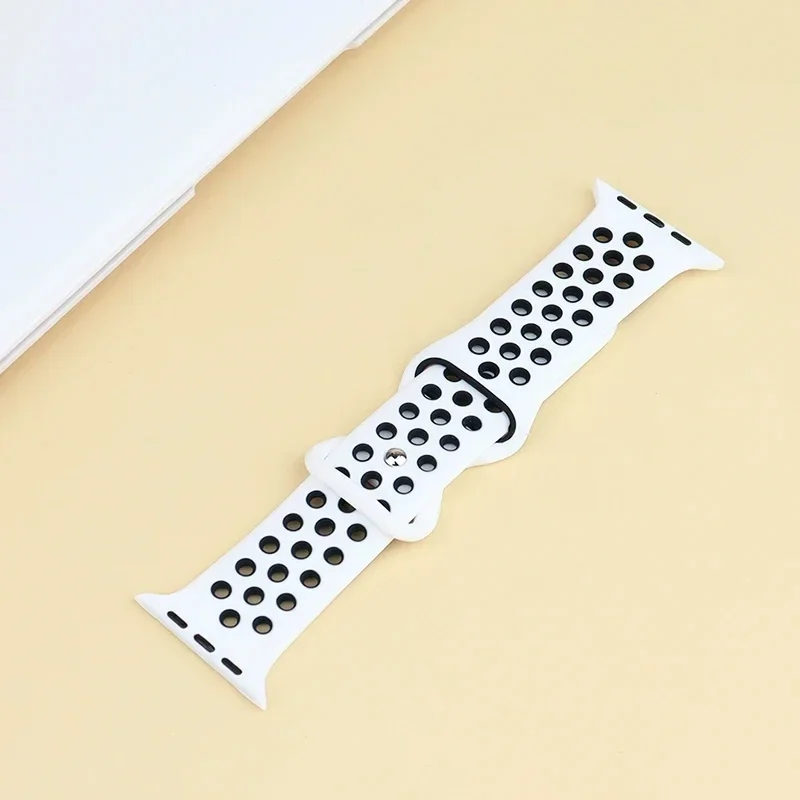 Sportarmband für Apple Watch-Armbänder 42 mm 46 mm Ultra 2 49 mm 40 mm 41 mm 42 mm 45 44 mm Silikonarmband LWatch Serie 9 8 SE 7 3 Band