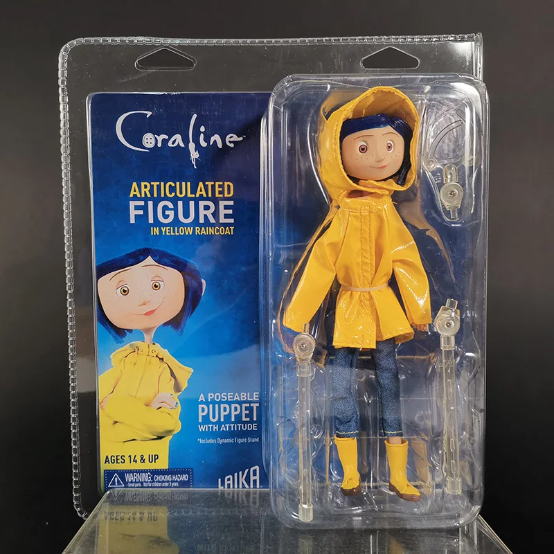 NECA Coraline & Cánh Cửa Bí Mật Bộ Phim Điện Ảnh Hành Động Hình Đồ Chơi Mô Hình Búp Bê