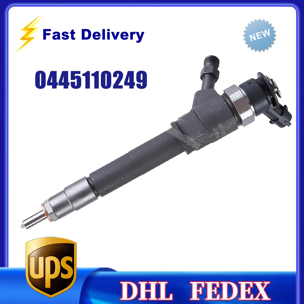 0445110249 Injektor Rel Umum Tekanan Tinggi Kompatibel untuk FordRanger untuk PK untuk PJ untuk Mazda OE # 0445110249