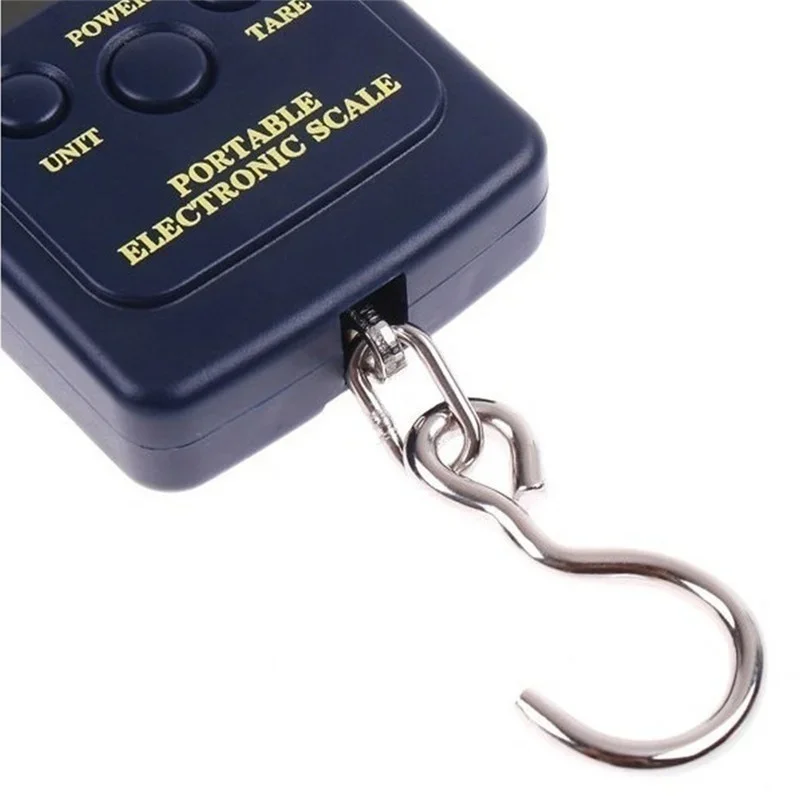 FLYSAND Mini Digital Scale 40 กก.X 10g สําหรับตกปลากระเป๋าเดินทางเครื่องชั่งน้ําหนัก Steelyard แขวนอิเล็กทรอนิกส์ Hook Scale เครื่องมือตกปลา
