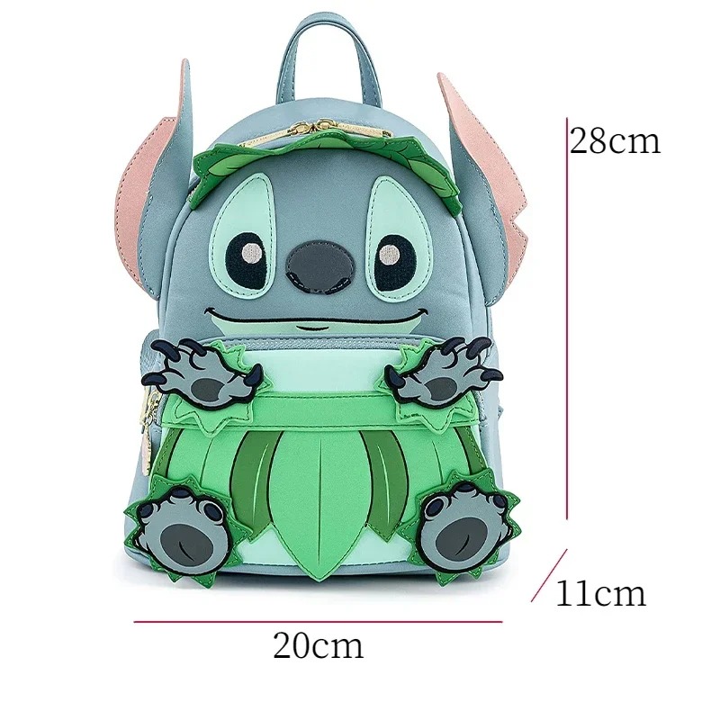Disney Stich Luau Mini Rucksack Cosplay Damen Doppel Strap Schulter Tasche Geldbörse Lilo & Stich