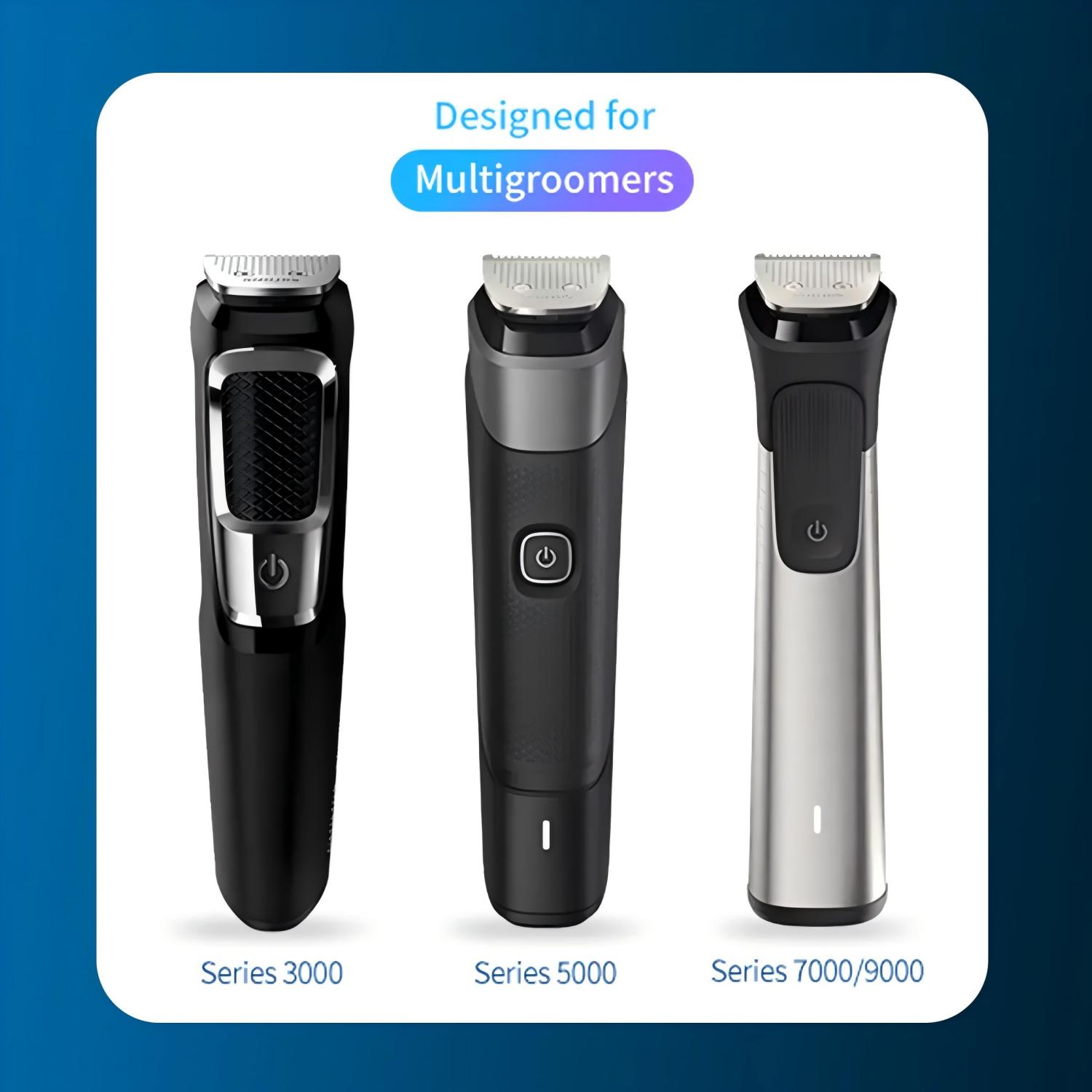 YUKU Shaver Replacement Kit for Philips Philips Norelco Multigroom Series 3000 5000 7000 Electric Trimmer Replacement Blades