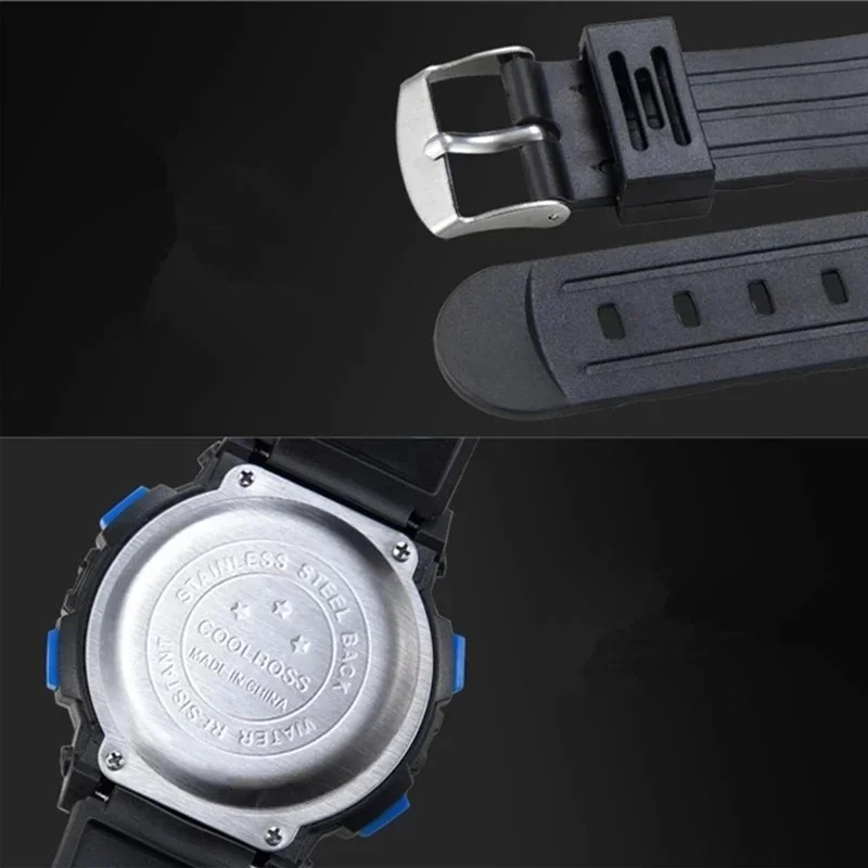 Relógios eletrônicos infantis cor luminosa dial vida à prova dwaterproof água multi-função luminosa despertadores relógio para meninos e meninas