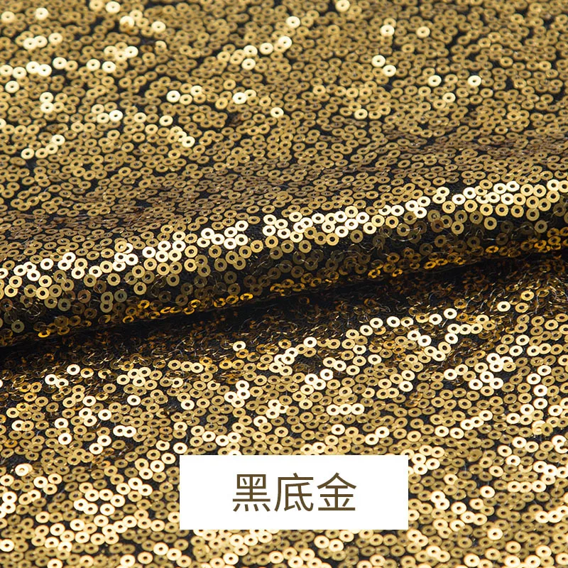 1/2/3/4/5M Sequins เสื้อผ้าผ้าโดยเมตรผ้าปูโต๊ะพื้นหลังตกแต่งงานแต่งงานผ้าพันคอ Party ชุดเย็บวัสดุ