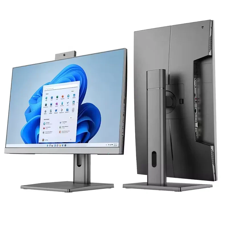 Computador desktop tudo-em-um 7410/7420 Plus de alta potência, novo computador doméstico para escritório comercial, exibição exclusiva para jogos de 23,8 polegadas