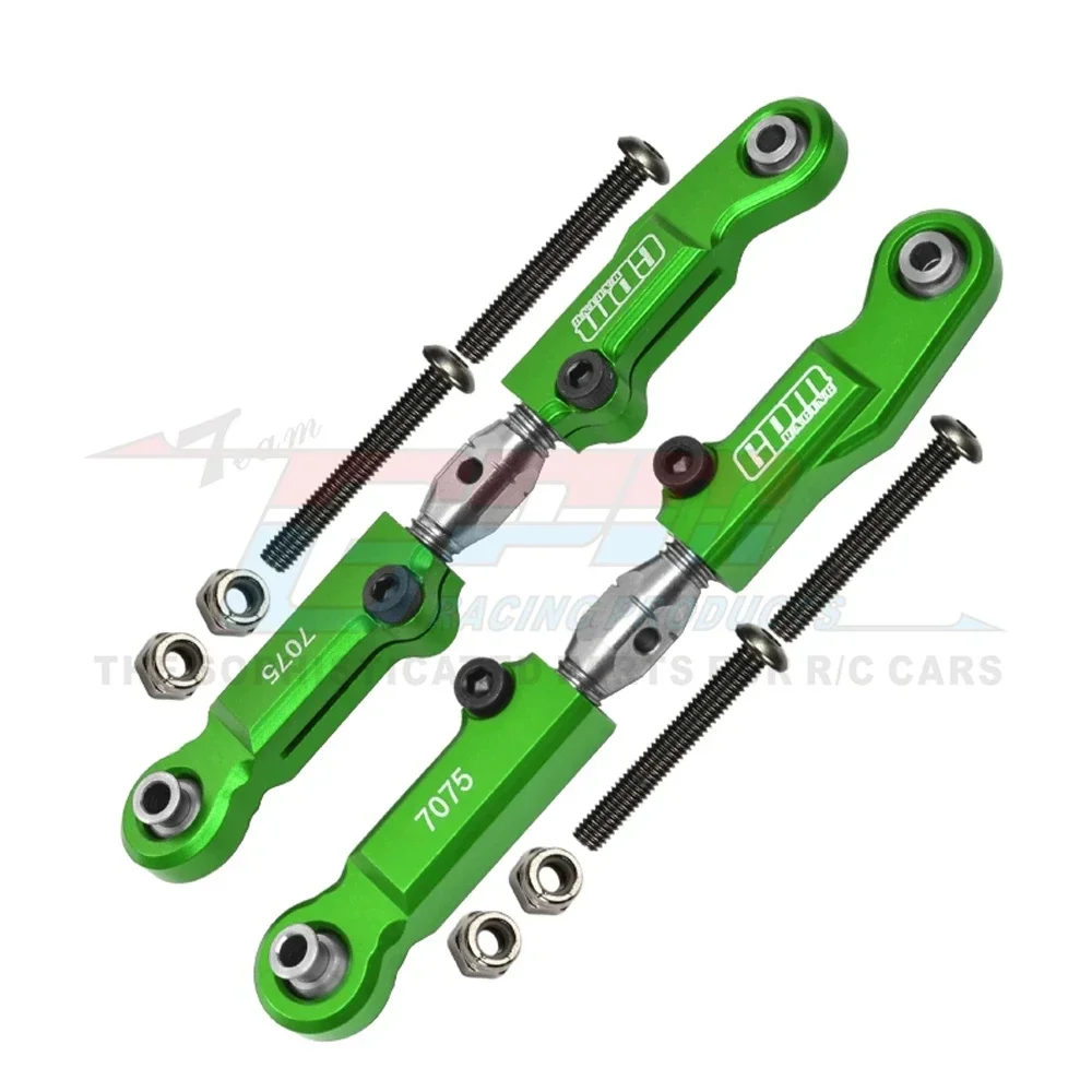 GPM joran dasi lengan atas belakang baja tahan karat AR330214 + AR330230 untuk ARRMA 1/7 FELONY INFRACTION LIMITLESS V2 1/8 TYPHON 6S