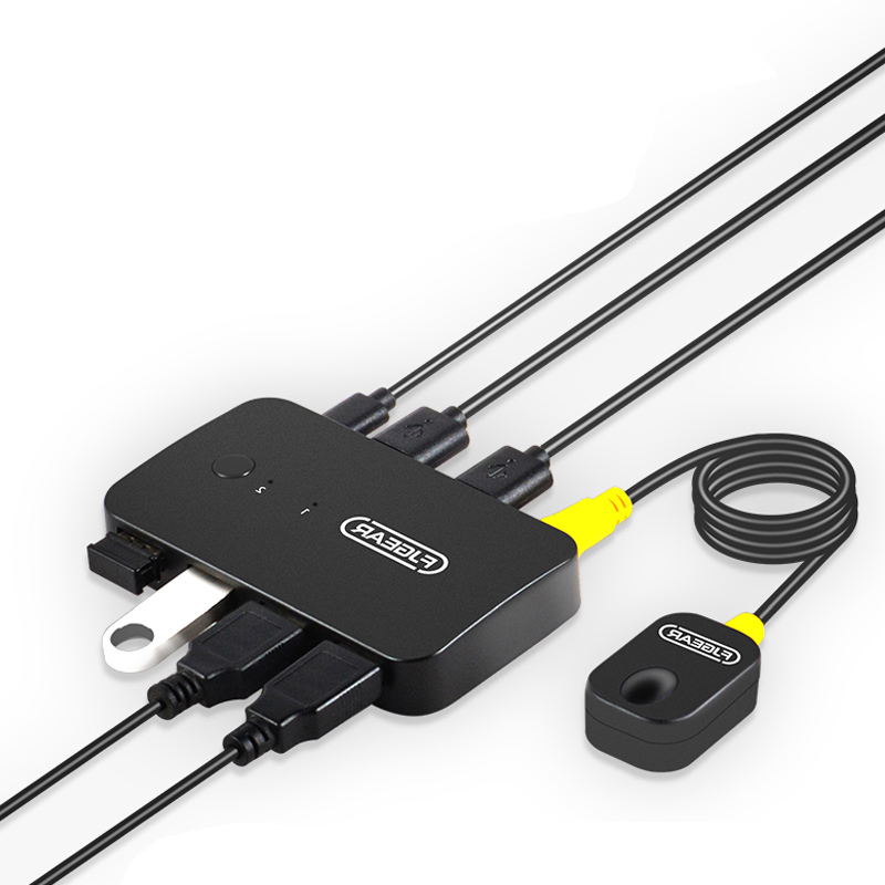 USB-адаптер KVM-переключателя, 2 входа, 4 выхода, USB-переключатель, KVM-переключатель, устройство для принтера, для компьютера, клавиатуры, мыши, контроллера Sharer