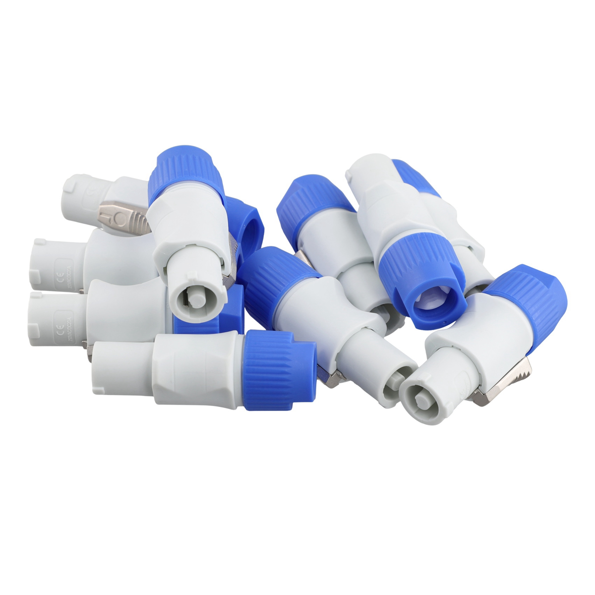 BABQ 10Pcs 3 PIN Male Powercon Connector Signal Input Jack for Beam Light Stage Light Power Output