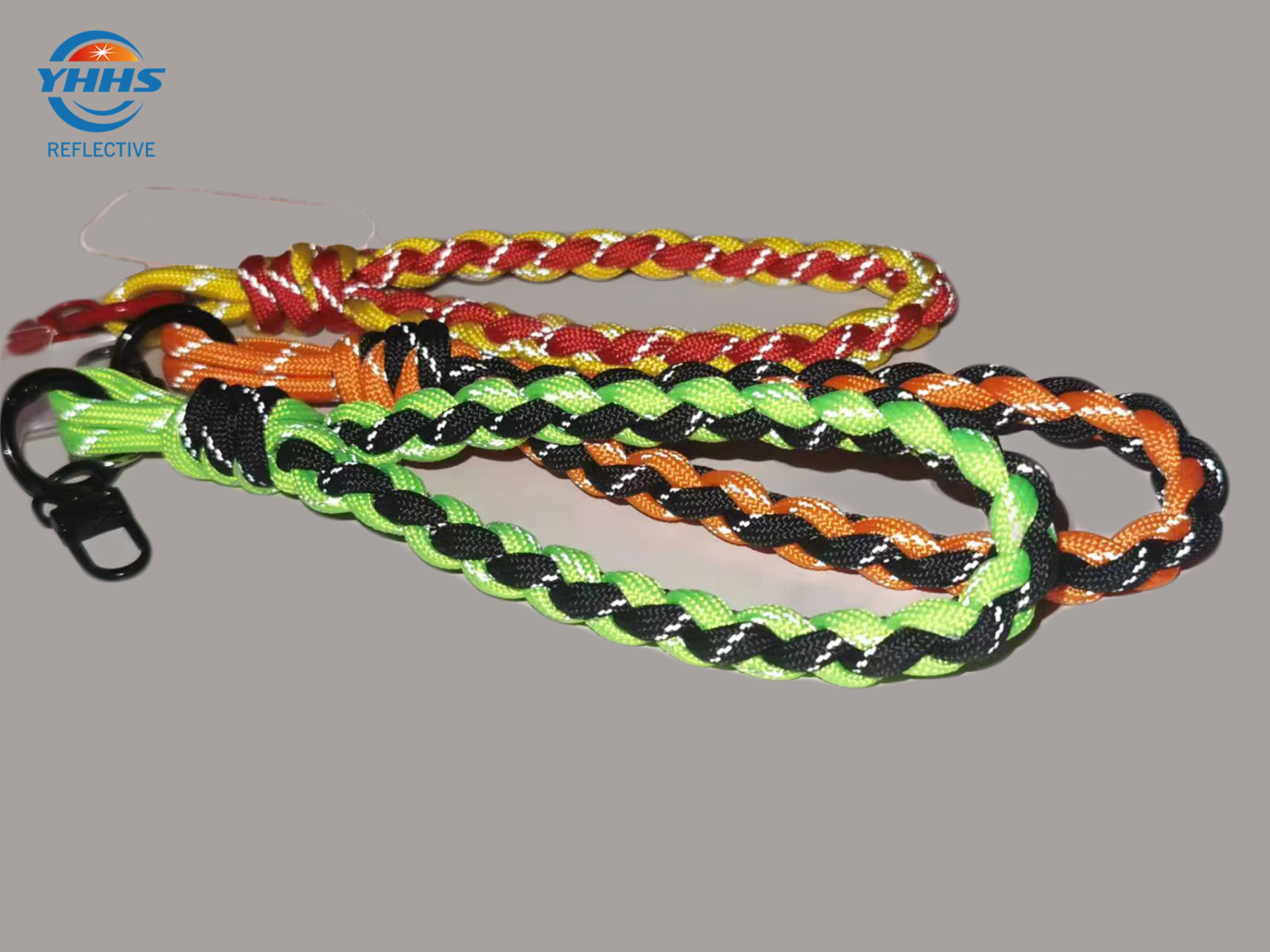Chaveiros reflexivos de alta visibilidade, pingente refletor verde fluorescente para bolsas infantis, acessórios de equitação, viagem segura
