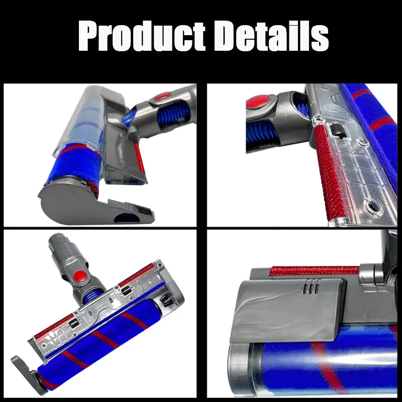 Staubsauger Elektrische Boden Pinsel Saugkopf Für Dyson V7 V8 V10 V11 SV12 V15 Cordless Stick Staubsauger Reparatur Teile