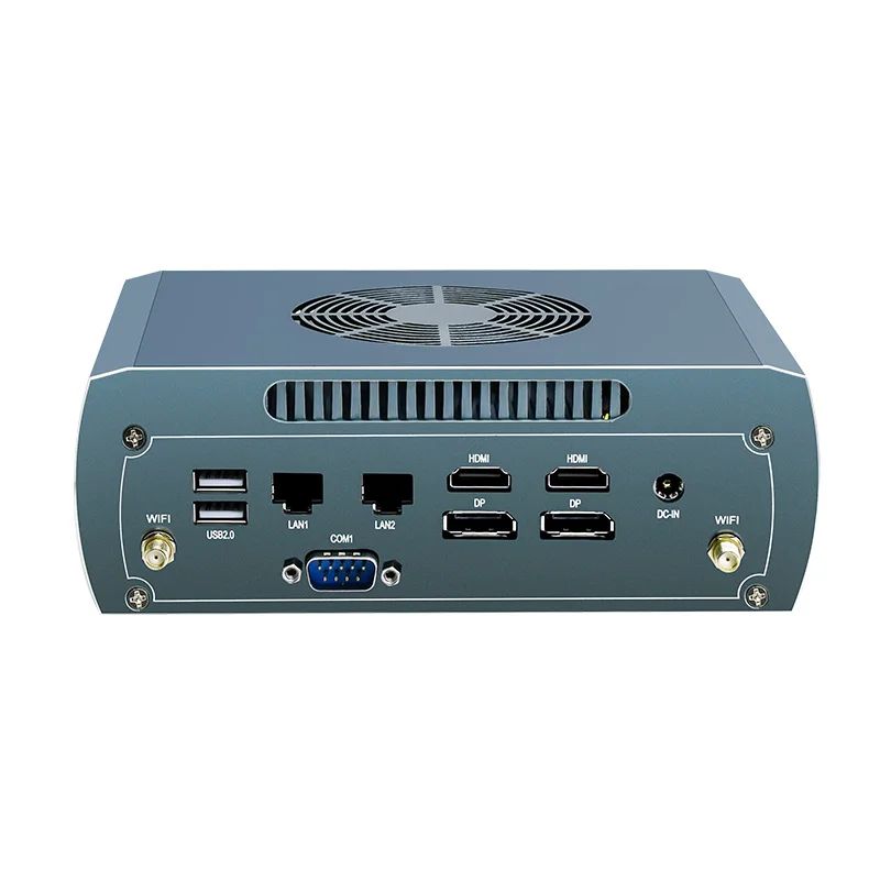 Topton Solid FU03 AI Mini-PC AMD Ryzen 7 8845HS 2 * Intel 2,5G LAN 2 * DDR5 2 * NVME Windows 11 Firewall-PC-Gaming-Computer 4x8K WiFi6