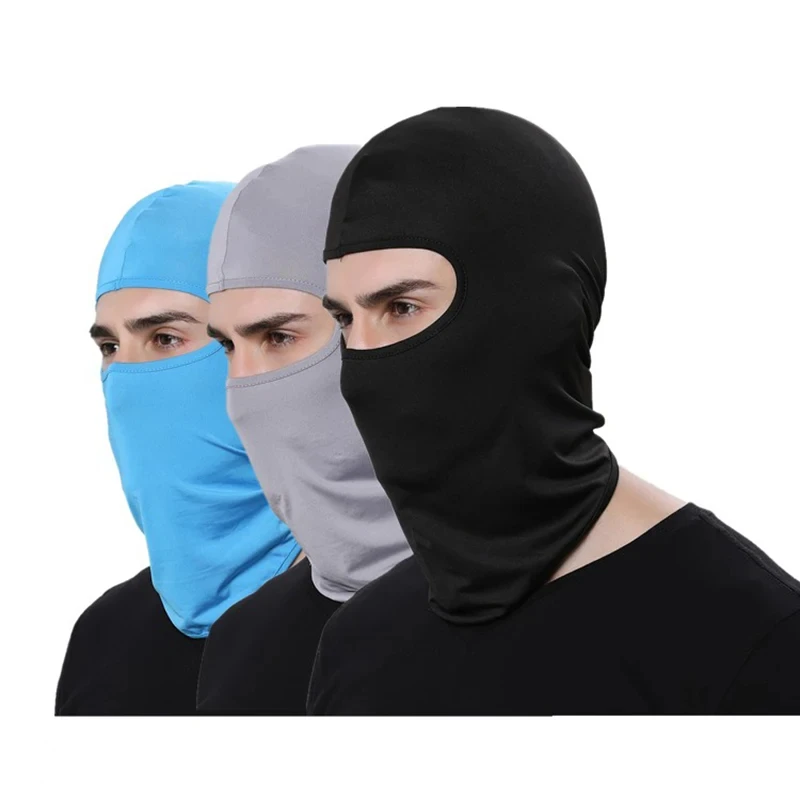 ขี่จักรยาน Balaclava กีฬาผู้ชายหมวก Face Mask กองทัพทหารผ้าไหมน้ําแข็งรถจักรยานยนต์ผ้าพันคอฤดูร้อนจักรยาน UV ป้องกันผู้หญิง Lycra