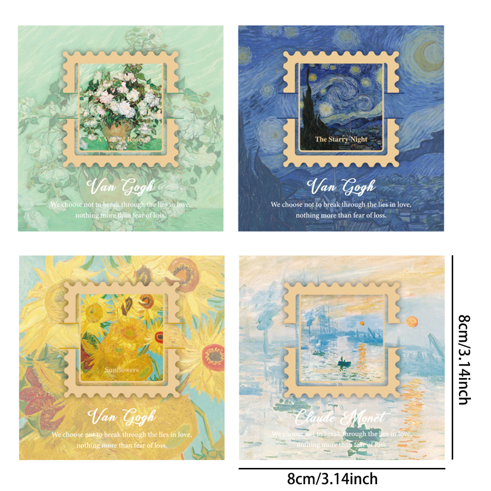 1 PC ヴィンテージ絵画ゴールデンメタルブックマーク正方形波状ボーダー形状作家教師友人本愛好家への感謝のギフト