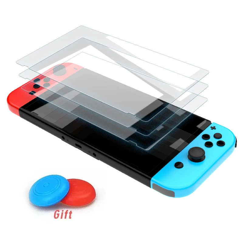 Vetro temperato HD trasparente trasparente 9H - Il salvaschermo ideale per Nintendo Switch