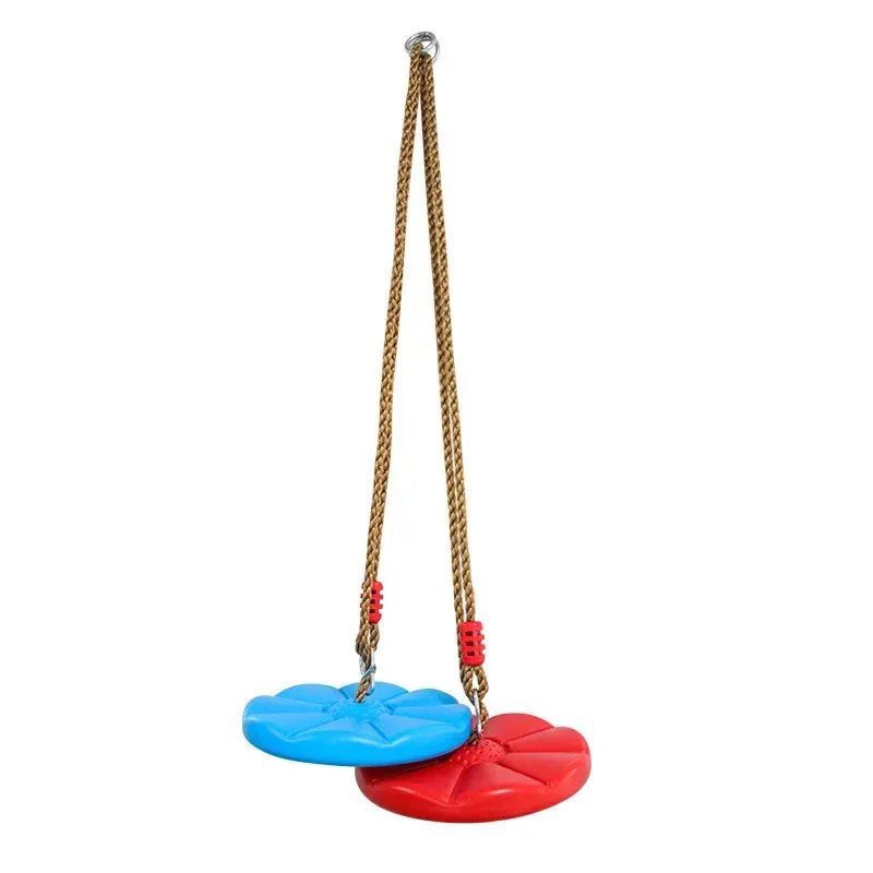 Kinder Disc Schaukel Kind Indoor und Outdoor Sport Rot Blau Verdickte Achteckige Blütenblatt Schaukel Hängende Schaukel Spielzeug Schaukelstuhl