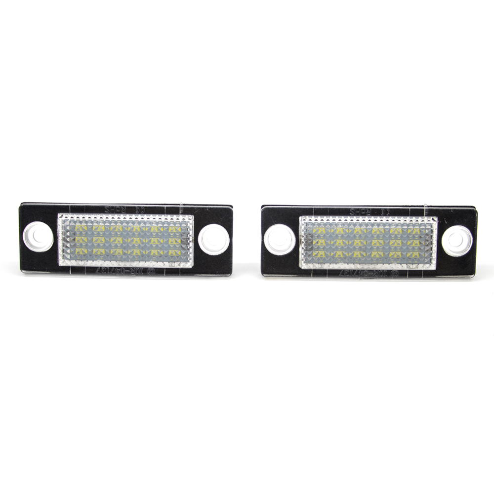 2pcs LED Number License Plate Light Lamp 3B5998026 For VW Passat B5.5 B6 Caddy MK3 Golf Transporter Skoda T5 T6 Touran Jetta