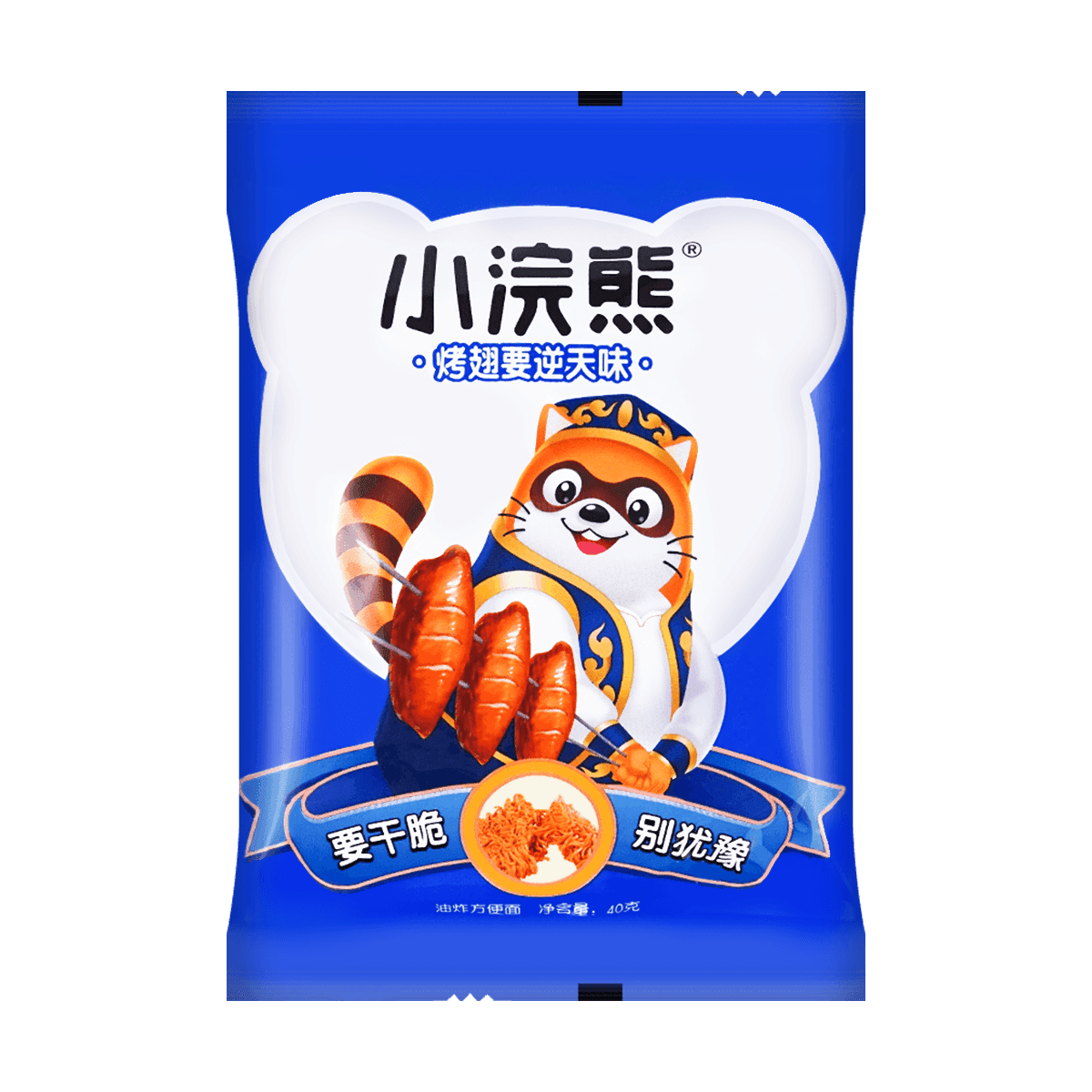 [12Packs] Unif BBQ Chicken Wing Crispy Noodles - Crunchy Snack, 1.23oz*12Packs