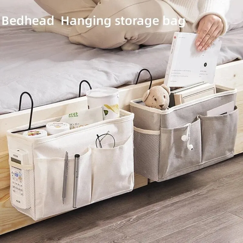 Portaoggetti da comodino Cestino portaoggetti per dormitorio Cestino da appendere al comodino Cestino portaoggetti da comodino Portaoggetti da letto per camera da letto