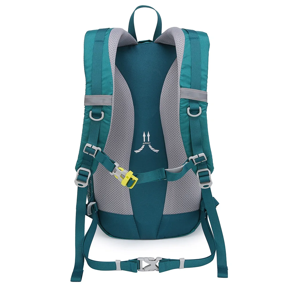 超軽量ポータブル折りたたみバックパック、折りたたみ式登山バッグ、屋外、登山、サイクリング、旅行用ナップザック、ハイキングデイパック、22l
