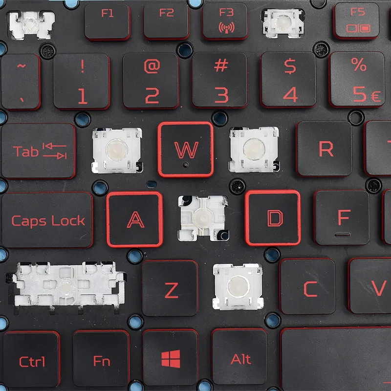 Replacement Keycap Key cap Hinge for Acer Nitro 5 AN515-54 AN515-43 AN515-44 AN517-51 AN517-52 AN517-54 AN715-51 N18C3 N18C4