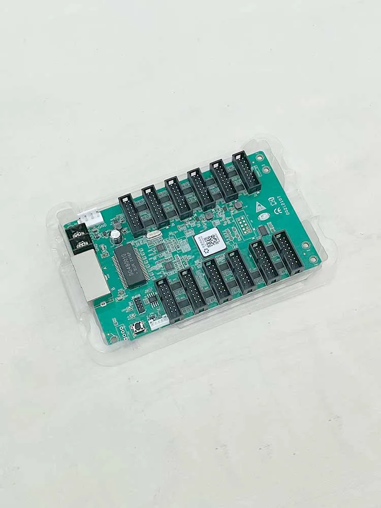 Linsn RV908m32 Placa de recepção Controlador de parede de vídeo Tela LED Matriz RGB HBU75 Placa de controle de módulo colorido