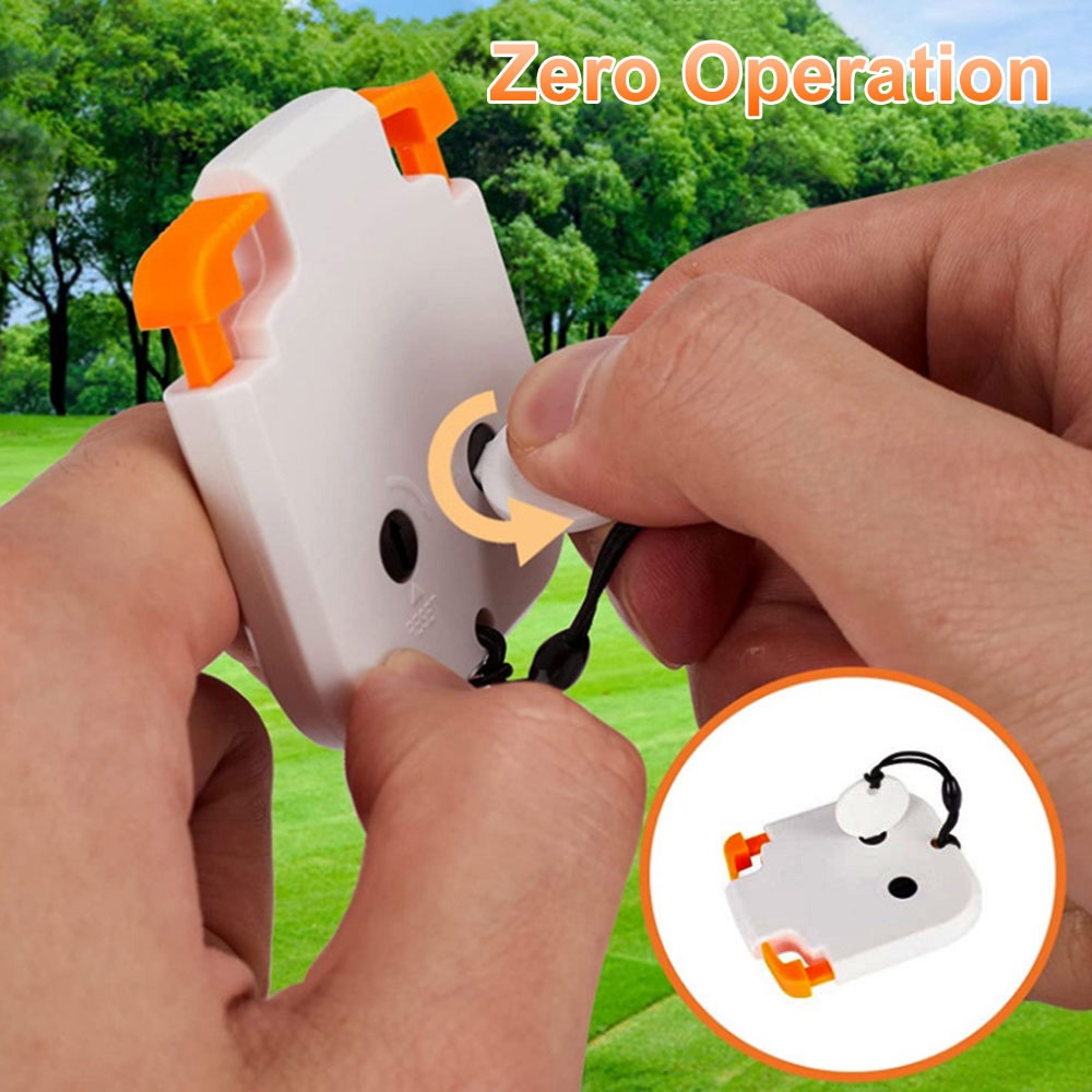 Golf Shot Count Stroke Putter, Putt Counter, Dois Dígitos, Pontuação Keeper com Chaveiro, Golf Training Aids, Acessórios de golfe