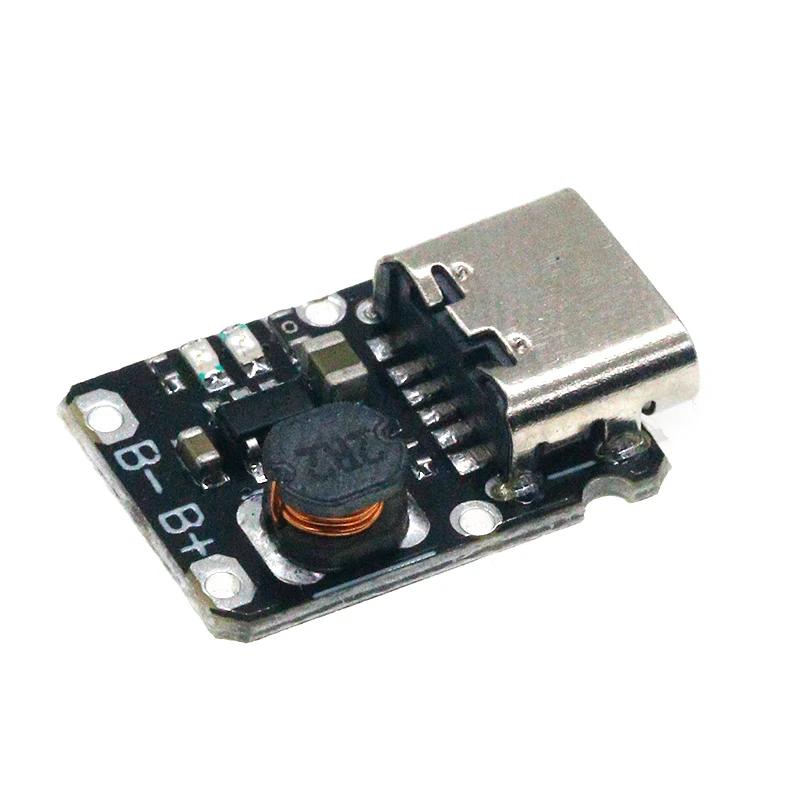 5PCS Mini lithium battery charging module with 5V output boost 18650 type-C with protection