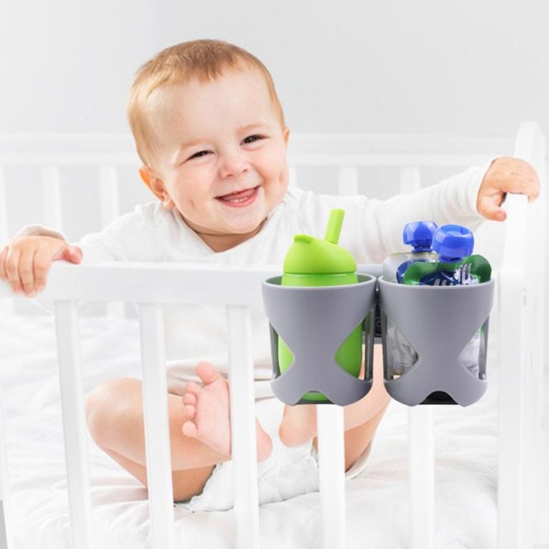 090b 2 1 Universal Strollers Cup Stand Stand Infant Milk Botter rack NONSLIP PRAM SUBSTITUIÇÃO
