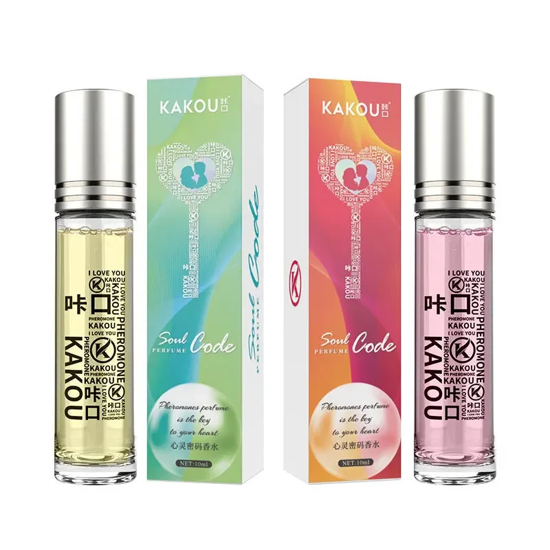 10ml polvo de oro socio íntimo feromonas eróticas Perfume Roller Ball fragancia KAKOU Soul Code Spray corporal para hombres y mujeres