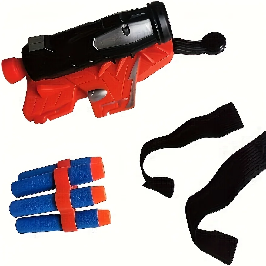 1pc Spider Web Shooters Toy , Hero Launcher Wrist Toy Set,Cosplay Launcher Bracers accessori, Soft BombFunny Educational Toys