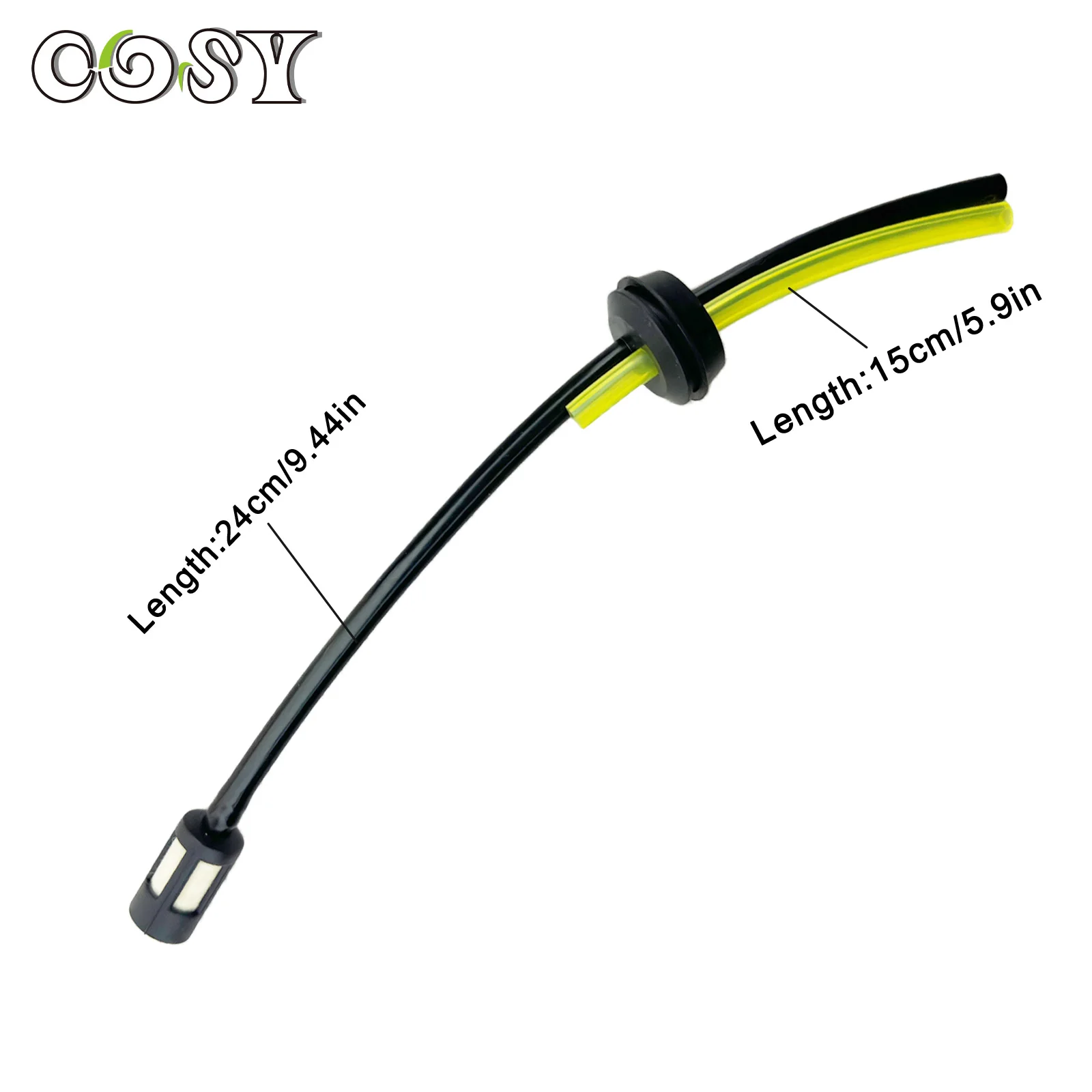 COSY 5/10pcs Replacement Strimmer Trimmer Fuel Hose with Fuel Petrol Tank Filter Oil Pipe For Chainsaw Parts Engine Garden Tools