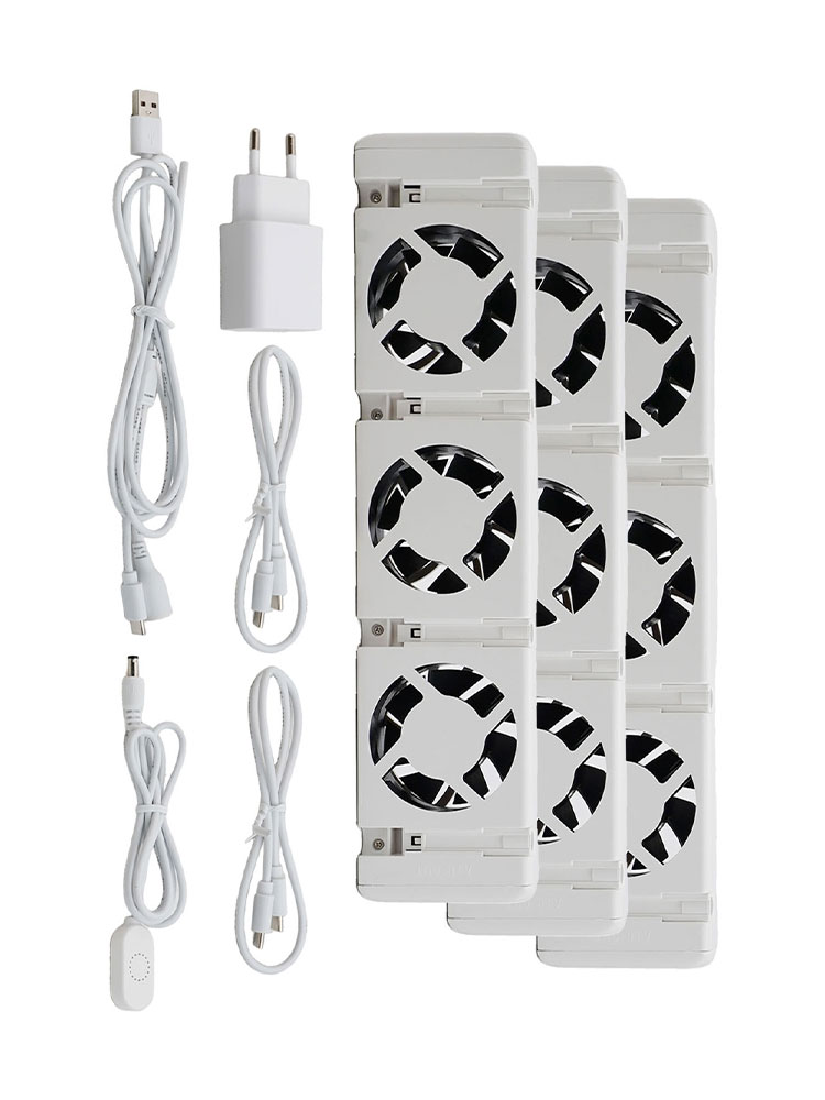 3-вентилятор для домашнего радиатора, магнитный охлаждающий вентилятор, вентилятор для камина, увеличенная циркуляция воздуха и улучшение распределения тепла