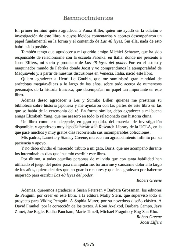 Las 48 leyes del poder Joost Elffers / Robert Greene Las 48 Leyes Del Poder Español Libro